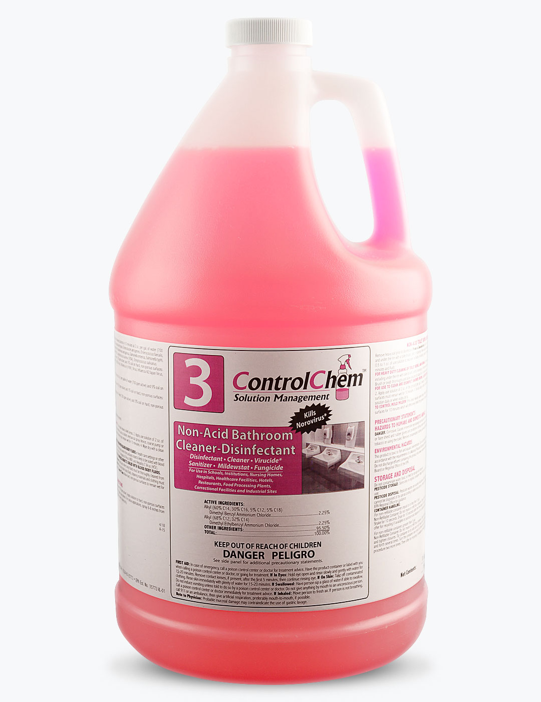 ControlChem #3 Non-Acid Bathroom Cleaner-Disinfectant