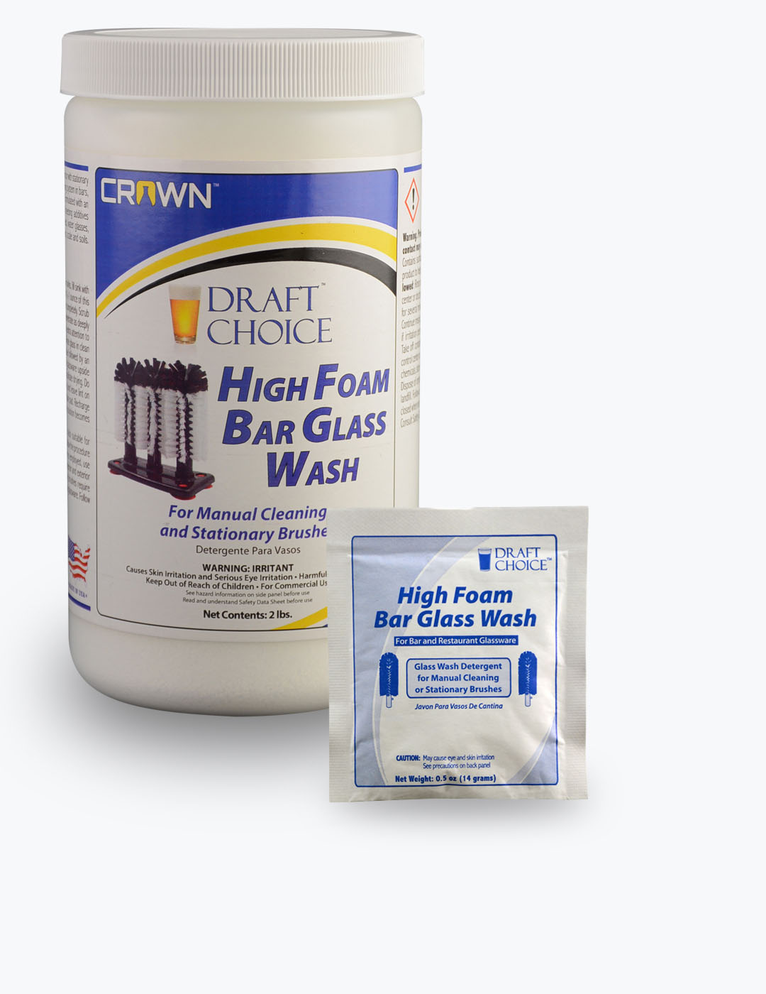 High Foam Bar Glass Wash