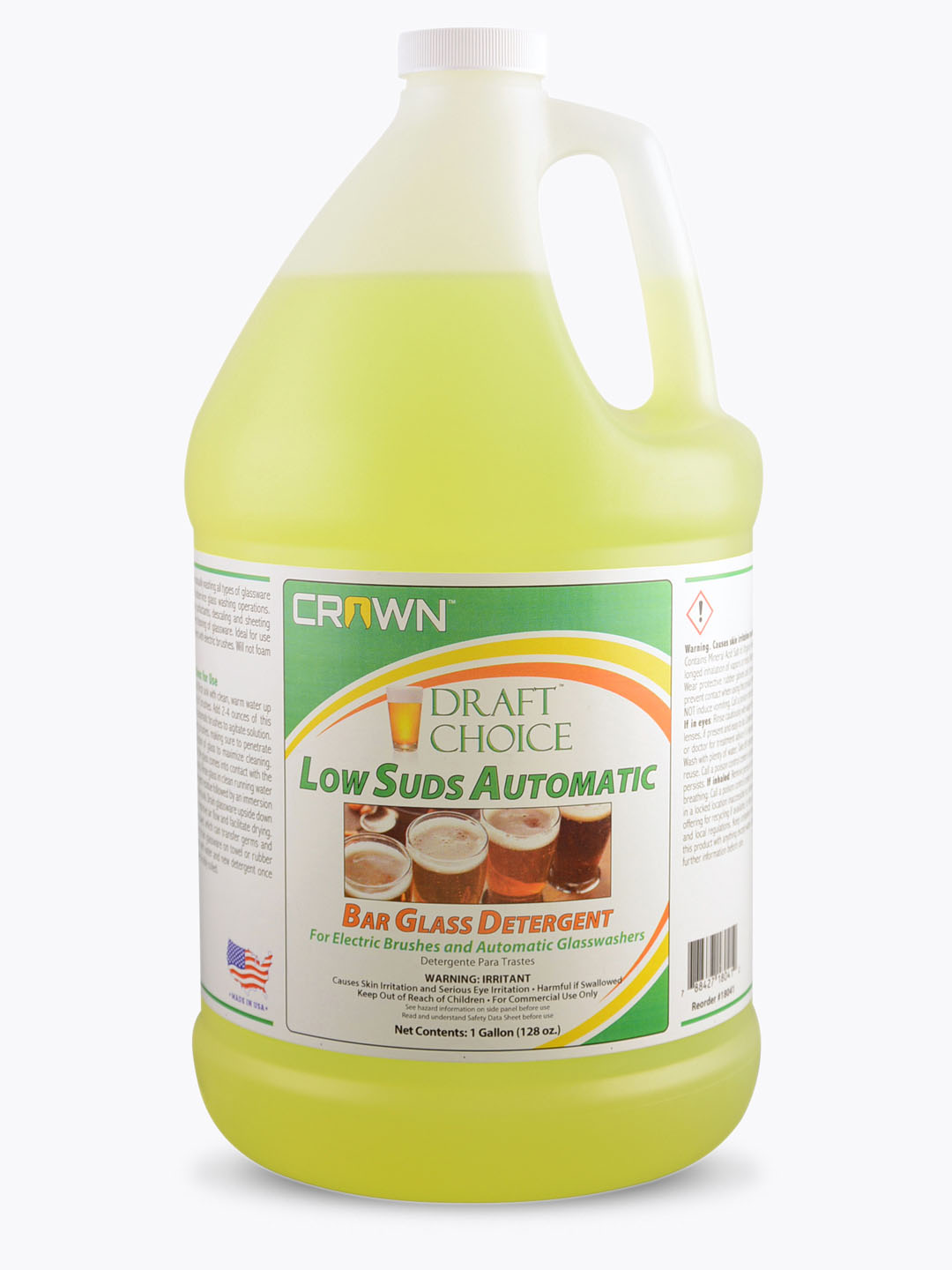 Low Suds Automatic Bar Glass Wash